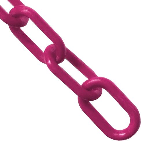 سلسلة حاجز بلاستيكي شديد التحمل من مستر تشين، أسود، قطر الوصلة 5.08 سم، طول 100 قدم (51003-100) in Kuwait