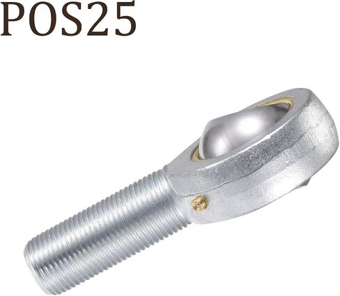 POS25 Rod End Bearing - [ 25mm Bore M24x2.0 Right Hand Male Thread], Suitable for Automation Equipment, 45 Steel, Chrome Steel in Saudi Arabia