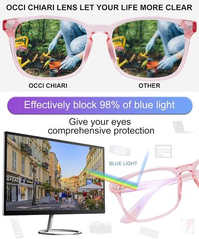 OCCI CHIARI نظارات شمسية للقراءة المغناطيسية بمشبك على النظارات الشمسية للنساء بإطار مستقطب على شكل عين القطة in Saudi Arabia