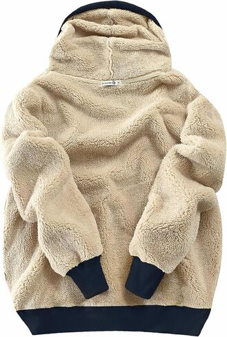 Gesean Women's Sherpa Lined Cotton Pullover Sweatshirts Fleece Hoodies Kangaroo Hooded Pocket for Women in Saudi Arabia