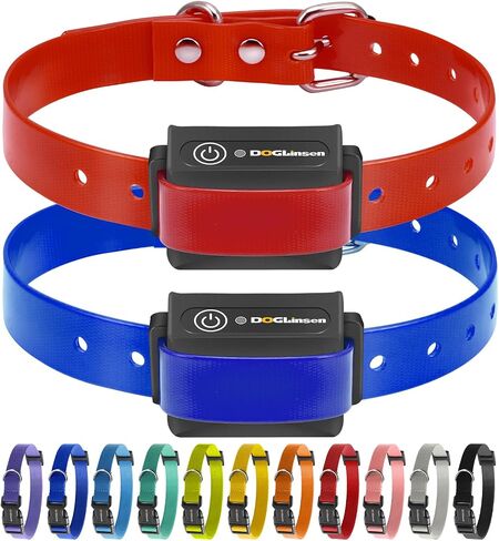 Replacement Collar Strap,E Collar Replacement Strap, 3/4 Inch Replacement Collar for All Vibrating and Anti Bark Training Shock Collars - Durable & Adjustable - Green & Purple in Saudi Arabia