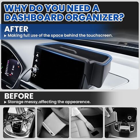 Autorder Center Console Organizer for 2023 2024 Honda Pilot Sport/EX-L/TrailSport/Touring/Elite Accessories Armrest Storage Box Secondary Insert Tray with 2 Color Mats in Saudi Arabia