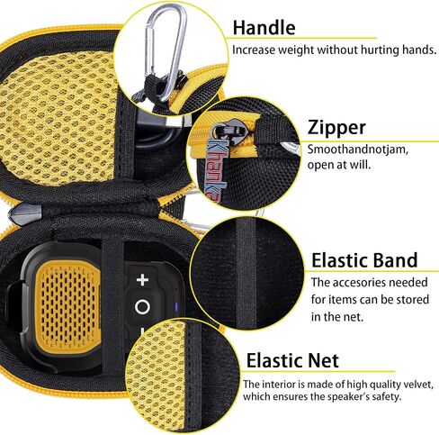khanka Hard Case Replacement for DEWALT Jobsite (DCR008) USB-C Rechargeable Bluetooth Speaker(Case Only) in Saudi Arabia
