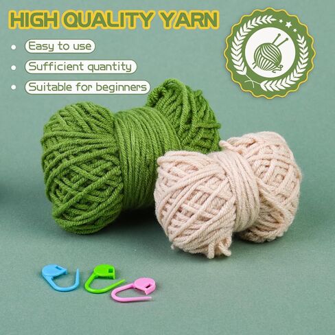 kdafio Crochet Kit for Beginners, 2PC Hanging Potted Plants Crochet Starter Kit with Step-by-Step Instructions and Video Tutorials Complete Crochet Kit for Beginners Decoration (Leaf Potted Plant) in Saudi Arabia