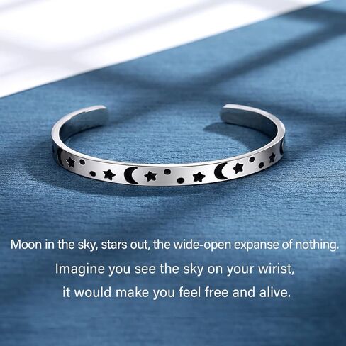 أساور SAM & LORI المخصصة للفتيات المراهقات/النساء - هدايا مجوهرات ملهمة (تصاميم مختلفة) للابنة/الأخت/الأم/الأصدقاء - سوار قابل للتعديل في صندوق هدايا جميل in Kuwait