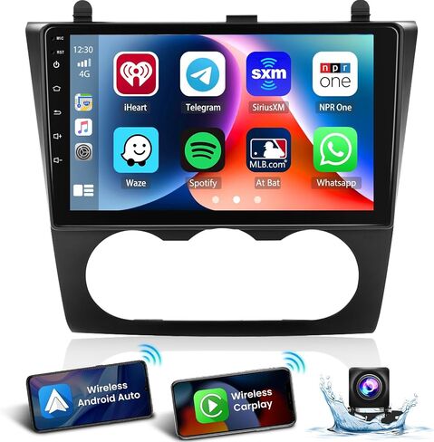 8 Core 4+64GB Android 13 Touch Screen for Nissan Altima 2008-2012 Car Stereo Wireless Apple Carplay Android Auto, 9" Upgrade Radio Dash Kit with GPS WiFi 32EQ DSP 59UI AHD Backup Camera in Saudi Arabia