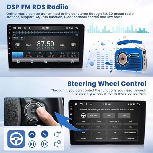 8 Core 4+64GB Android 13 Touch Screen for Nissan Altima 2008-2012 Car Stereo Wireless Apple Carplay Android Auto, 9" Upgrade Radio Dash Kit with GPS WiFi 32EQ DSP 59UI AHD Backup Camera in Saudi Arabia