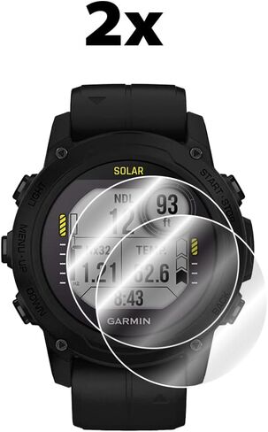 IPG for GARMIN DESCENT Mk1 Smartwatch Screen Protector (2 Units) Invisible Ultra HD Clear Film Anti Scratch Skin Guard - Smooth/Self-Healing/Bubble -Free by in Saudi Arabia