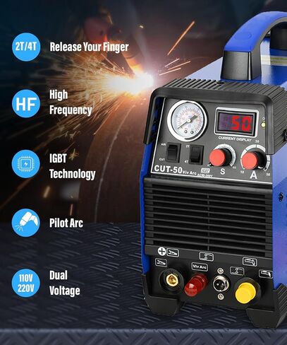 قاطع بلازما، 2T/4T 55Amp عاكس قوس تجريبي 110/220 فولت آلة قطع الجهد المزدوج in Kuwait