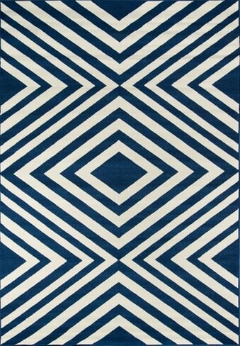 Momeni Rugs , Baja Collection Contemporary Indoor & Outdoor Area Rug, Easy to Clean, UV protected & Fade Resistant, 3'11" x 5'7", Multicolor in Saudi Arabia