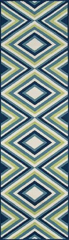 Momeni Rugs , Baja Collection Contemporary Indoor & Outdoor Area Rug, Easy to Clean, UV protected & Fade Resistant, 3'11" x 5'7", Multicolor in Saudi Arabia