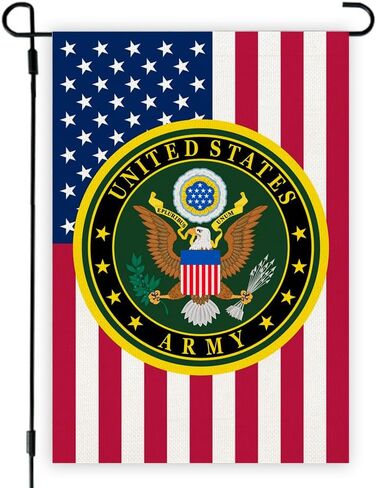 US United State Army Star Garden Flag Armed Forces Rangers House Flag American US Military Veterans Retire Decorations Gift Home Garden Double Sided Banner Outdoor Family Party in Saudi Arabia