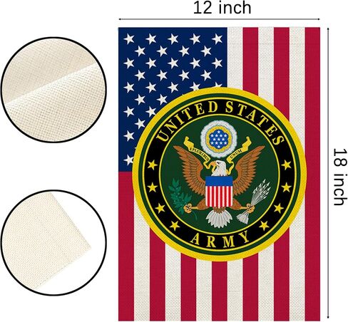 US United State Army Star Garden Flag Armed Forces Rangers House Flag American US Military Veterans Retire Decorations Gift Home Garden Double Sided Banner Outdoor Family Party in Saudi Arabia
