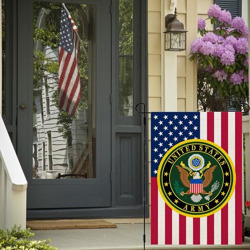 US United State Army Star Garden Flag Armed Forces Rangers House Flag American US Military Veterans Retire Decorations Gift Home Garden Double Sided Banner Outdoor Family Party in Saudi Arabia