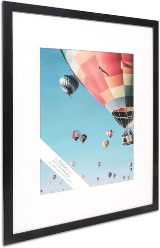 مجموعة قيمة مكونة من 6 إطارات صور سوداء مقاس 16 × 20 غير لامعة لصور مقاس 11 × 14، زجاج شبكي، للتعليق على الحائط in Kuwait