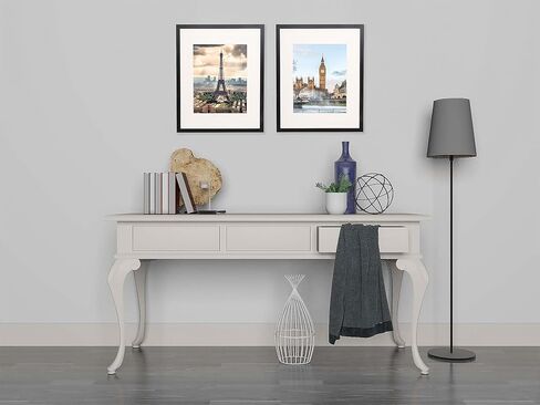 مجموعة قيمة مكونة من 6 إطارات صور سوداء مقاس 16 × 20 غير لامعة لصور مقاس 11 × 14، زجاج شبكي، للتعليق على الحائط in Kuwait