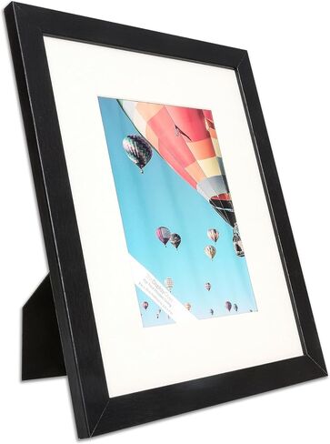 مجموعة قيمة مكونة من 6 إطارات صور سوداء مقاس 16 × 20 غير لامعة لصور مقاس 11 × 14، زجاج شبكي، للتعليق على الحائط in Kuwait