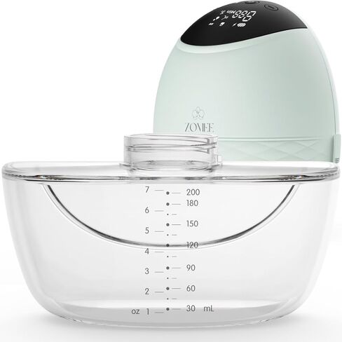زجاجة Zomee Collection مقاومة للتسرب - 6 أونصة - لمضخة الثدي Zomee Fit القابلة للارتداء للأمهات المرضعات (المضخة غير متضمنة) in Saudi Arabia