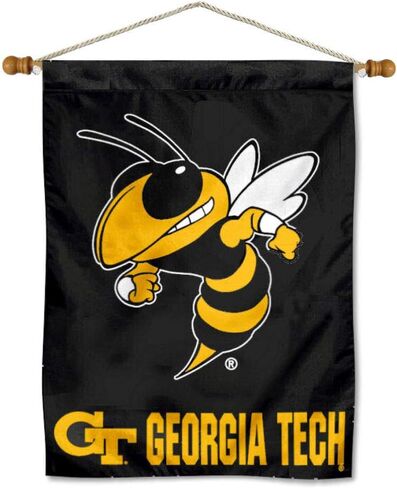 Georgia Tech Yellow Jackets Banner with Hanging Pole in Saudi Arabia