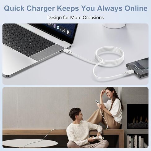 Samsung Z Fold6 Fast Charger Type C Fast Charging for Samsung Galaxy S24 Ultra S23 S22 Plus S21 FE A55 A53 A15 A14 A13 C55 Z Flip6 5 Z Fold 5, Moto 25W Dual Port USB C Charger Block with 6FT C-C Cable in Saudi Arabia