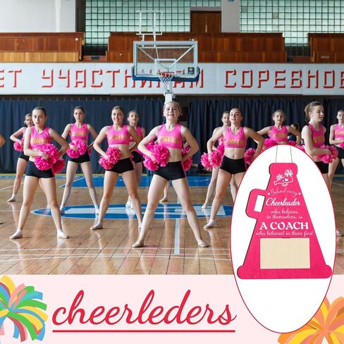Qunclay Cheer Coach Gift Cheerleading Coach Cheerleader Signature Picture Frame with Pen Thanks You Coach Gift from Team Coaches Appreciation Plaque for Office Home Desk Decor in Saudi Arabia