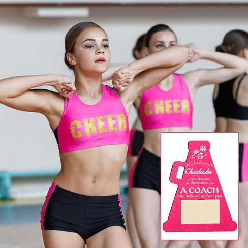 Qunclay Cheer Coach Gift Cheerleading Coach Cheerleader Signature Picture Frame with Pen Thanks You Coach Gift from Team Coaches Appreciation Plaque for Office Home Desk Decor in Saudi Arabia