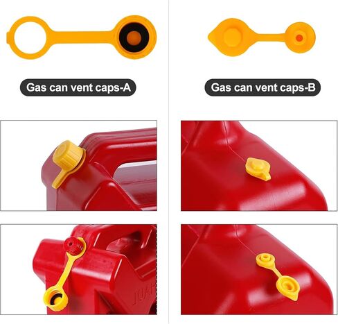 Gas Can Spout Replacement, Flexible Pour Nozzle for 1/2/5/10 Gallon Gas Cans, (5 Kit-Yellow) Fuel Can Spout Replacement in Saudi Arabia