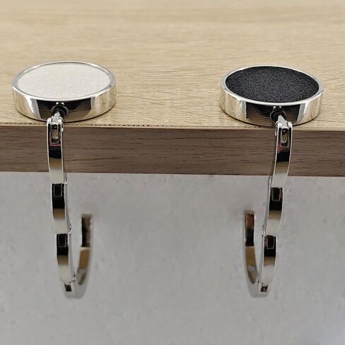 2 Pack Foldable Purse Hook Folding Women's Handbag Hangers Hooks for Desk Table Bag Holder Marble Mixed Color in Saudi Arabia