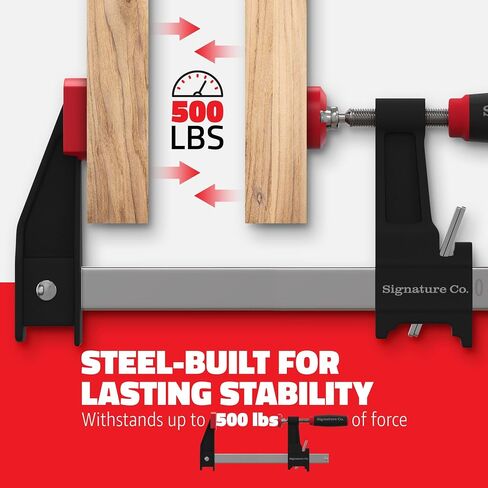 12 Inch Steel Bar Clamps 4 Pack, Medium-Duty Quick-Release F Clamps, 500 Lbs Load Limit for Woodworking clamp, Metal working clamp, furniture clamp for gluing DIY and Crafts in Saudi Arabia