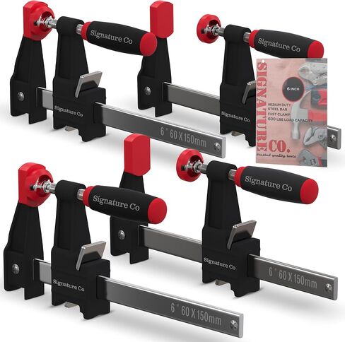 12 Inch Steel Bar Clamps 4 Pack, Medium-Duty Quick-Release F Clamps, 500 Lbs Load Limit for Woodworking clamp, Metal working clamp, furniture clamp for gluing DIY and Crafts in Saudi Arabia
