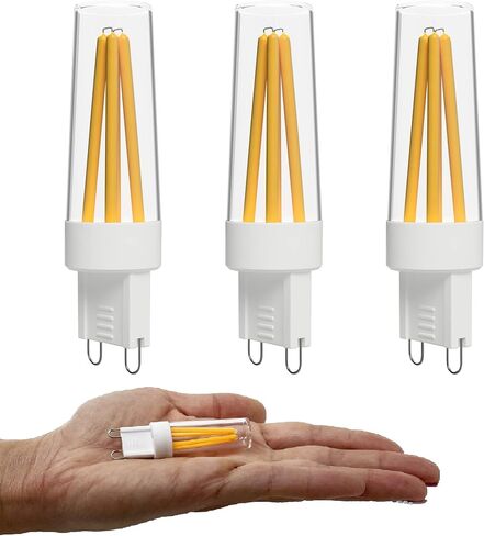 NextClimb 2200K G9 LED Bulb - The Warmest G9 LED Bulb Dimmable on Amazon - G9 Bulb Base - Low Consumption (3W) - 120V AC - Dimmable LED Light Bulbs (3-Pack, Warm) in Saudi Arabia