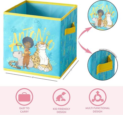 Idea Nuova Cars Set of 2 Durable Storage Cubes with Handles, 10"x10"x10" Cubes in Saudi Arabia