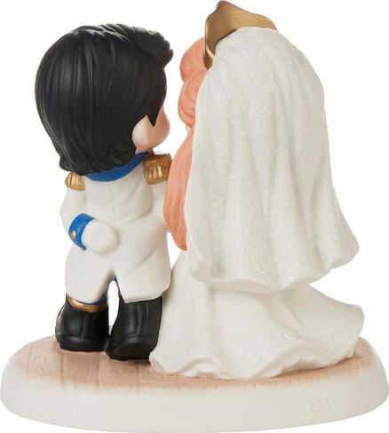 Precious Moments Disney Little Mermaid | and They Lived Happily Ever After Disney The Little Mermaid Bisque Porcelain Figurine | Princess Ariel | Disney Decor & Gifts in Kuwait