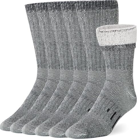 Merino Wool Socks Casual Warm Socks for Winter Cozy Boot Socks for Men & Women in Saudi Arabia
