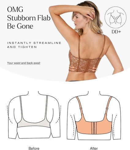 Popilush Shapewear Lace Bralette Corset Tops for Women Deep V Neck Bustier Top with Underwired Adjustable Strap Crop in Saudi Arabia
