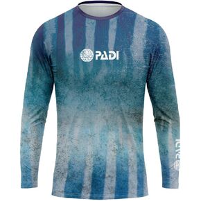 Padi Limited Edition, Recycled Plastic Unisex Wahoo Rash Guard