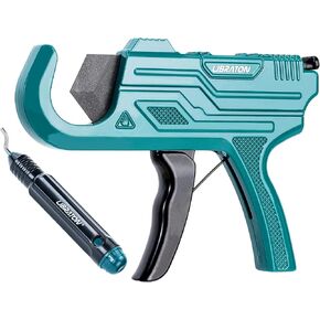 LIBRATON PVC Pipe Cutter, Up to 1-5/8" (42mm), Ratchet Pipe Cutter, One-hand Operated Plastic Pipe Cutter, PEX Cutting Tool with Deburring Tool, Cutting PEX, PVC, PPR Plastic Hoses and Plumbing Pipe