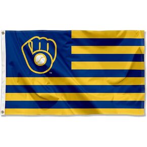 WinCraft Milwaukee Baseball Stars and Stripes Nation 3x5 Flag