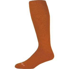 Pro Feet Multi-Sport Cushioned Tube Socks Acrylic, Texas Orange, Large 10-13