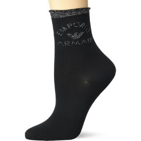 Emporio Armani Men's Macro Logo Monopack Short Socks