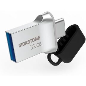 GIGASTONE Z50 64GB 2-in-1 Dual OTG Flash Drive USB 3.2 Gen 1 USB Type C and Type A, Metal Memory Stick, Reliable Performance & Durable, USB 2.0 / USB 3.0 / USB 3.1 Interface Compatible