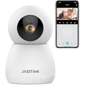 Indoor Camera, 5G & 2.4G WiFi Pet Camera with Phone APP,Security Cameras for Home with 360° Pan&Tilt,Night Vision,Motion Detection,2 Way Audio,SD or Cloud Storage,Work with Alexa