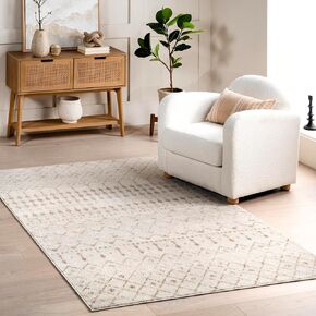 nuLOOM 2x16 Moroccan Blythe Area Rug, Black, Faded Bohemian Design, Stain Resistant, For Bedroom, Dining Room, Living Room, Hallway, Office, Kitchen, Entryway