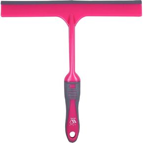 Himalayan Glow WBM Squeegee, Professional Scratch Free Surface Cleaner with Hanging Hole, Shower Squeegee, Pink