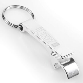 Keychain Bottle Opener - bartender bottle opener - Best Aluminum Bottle/Can Opener - Compact, Versatile & Durable - Vibrant Colors - Premium Keyring Bottle Opener - Ergonomic Design Black