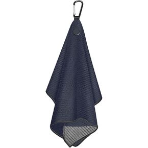 DESELL Magnetic Golf Towel, 2 Pack Golf Towels with Microfiber Wire Cleaning Cloth Block, Waffle Pattern Cloth with Clip for Men, Strength Magnet for Strong Hold to Golf Bags, Carts or Clubs