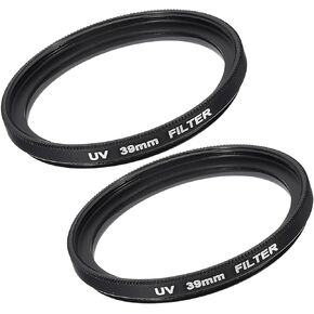 MECCANIXITY UV Lens Filter Camera Protection Filter with Multi-Layer Coatings 86mm HD Hydrophobic Scratch Resistant for Camera Photography Lens 2 Pcs