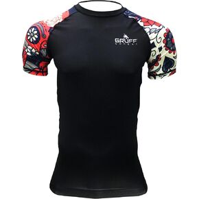 BJJ Rash Guards Grappling MMA Jiu Jitsu No Gi UFC Shirt Fight Wear, Short Sleeves in Saudi Arabia
