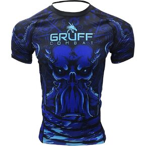 قميص BJJ Rash Guards Grappling MMA Jiu Jitsu No Gi UFC، ملابس قتالية، بأكمام قصيرة in Kuwait