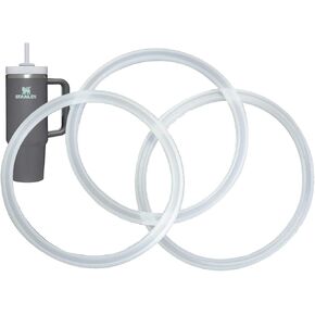 Replacement Lid Seals for Stanley Quencher H2.0 40 Ounce FlowState Drinking Tumbler (White)